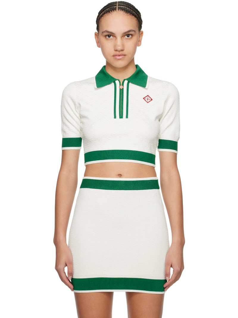 White Monogram Polo 1