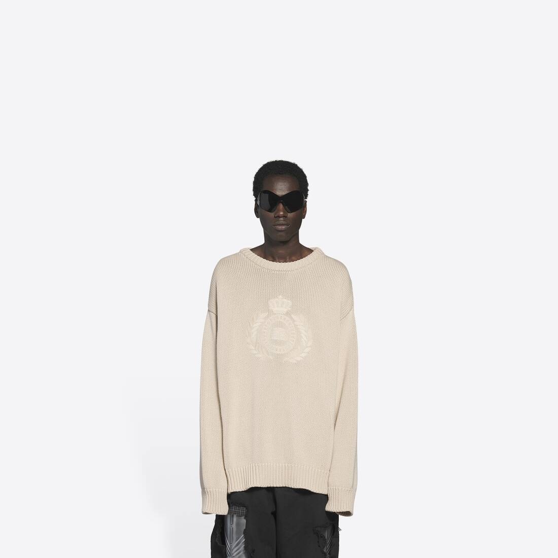 Bb Laurel Crewneck in Chalky/white - 3