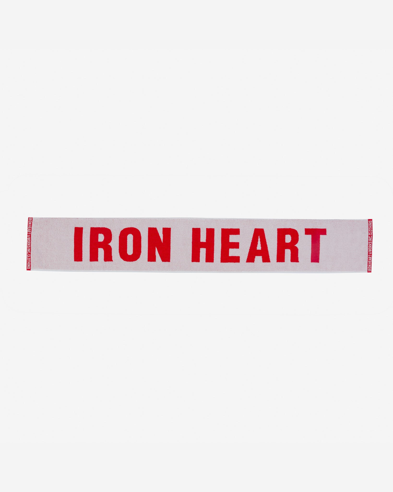 IHG-065-REDWHT Iron Heart Small Imabari Towel - Red/White - 2