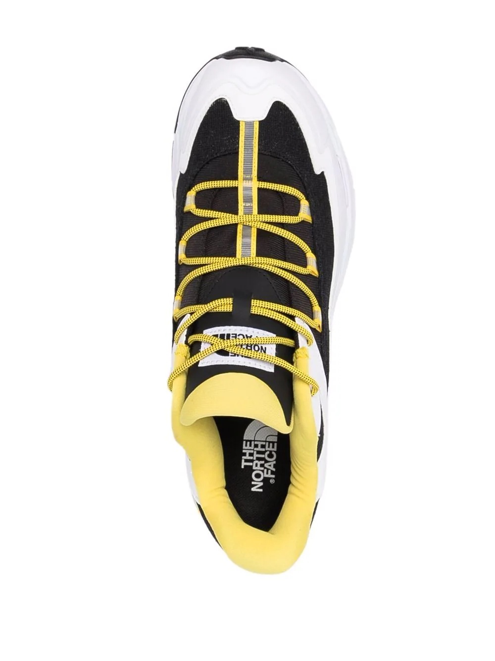 panelled lace-up trainers - 4