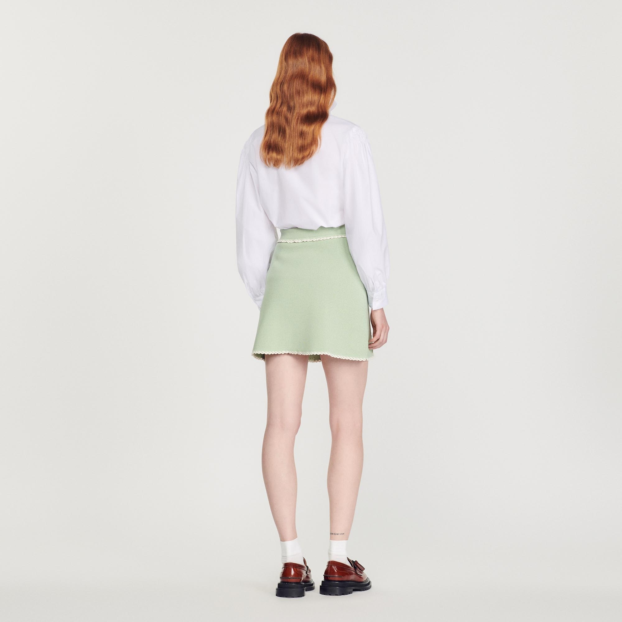 A-line knit skirt - 6
