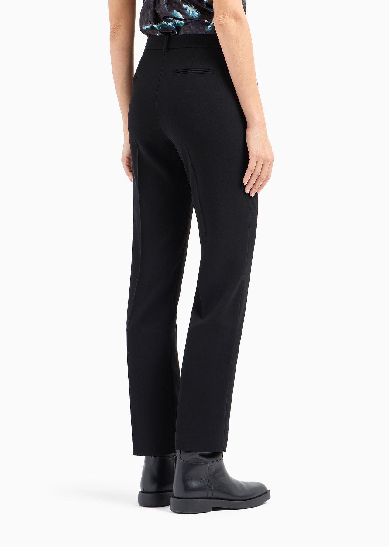 Technical gabardine trousers - 3