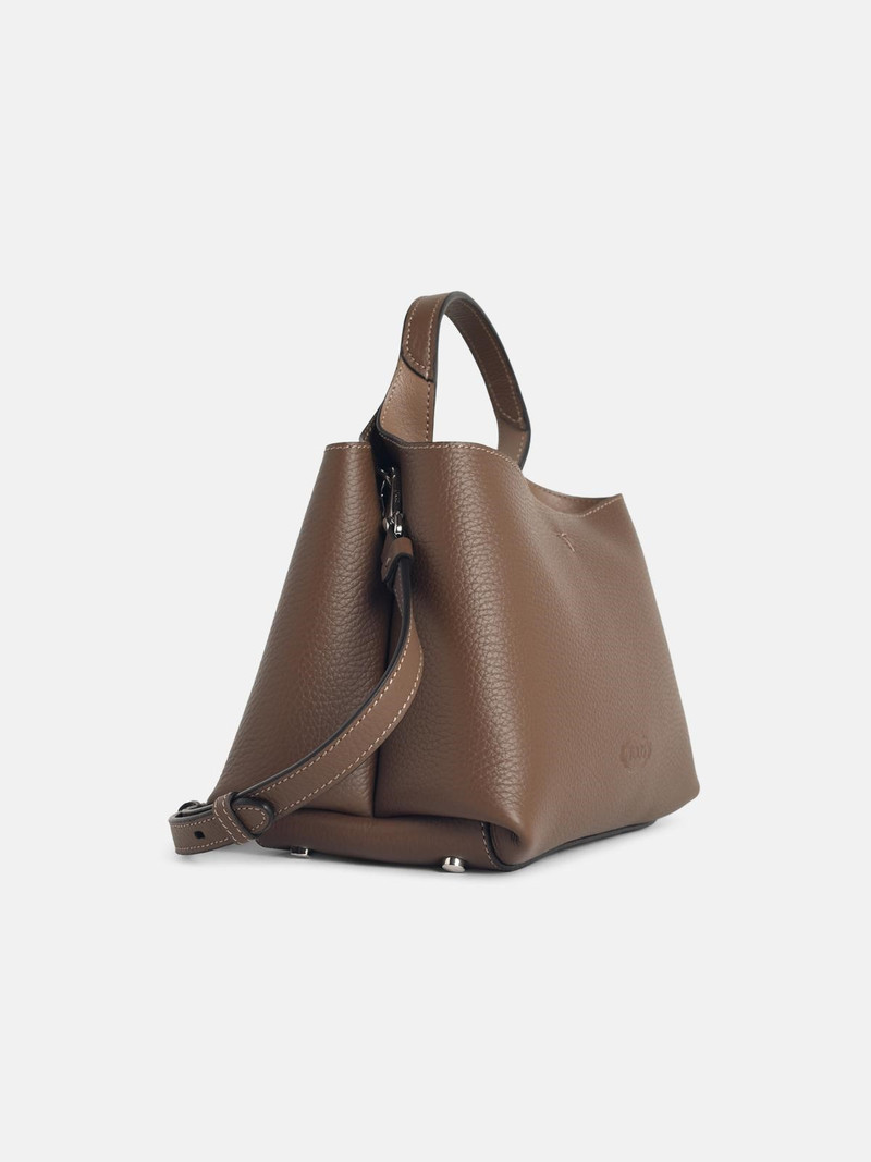 Tod's MICRO BAG IN BROWN LEATHER outlook