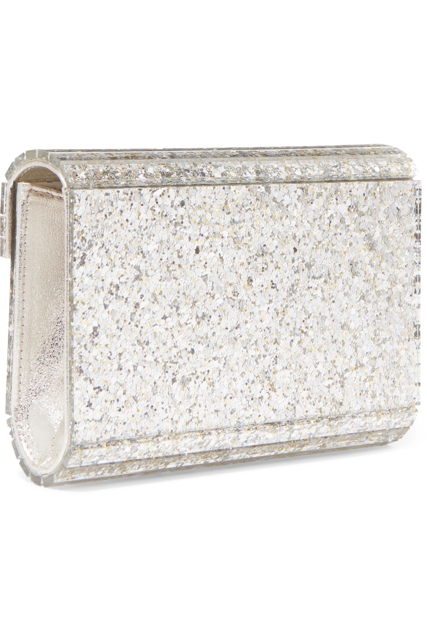 Candy glittered acrylic clutch - 3