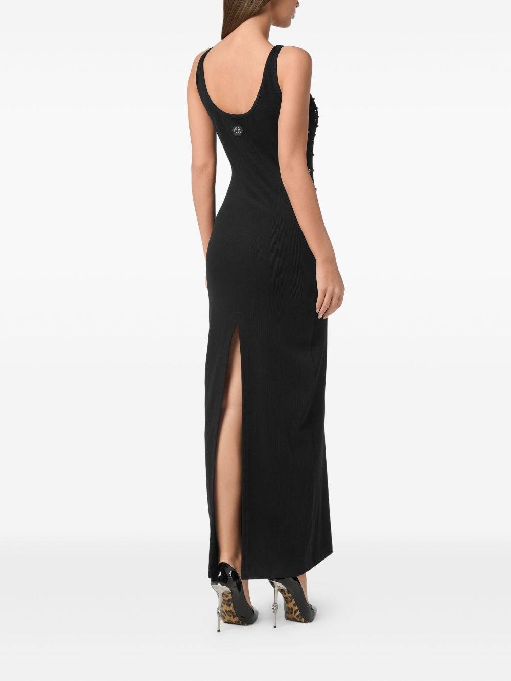 rhinestone-embellished dress - 4