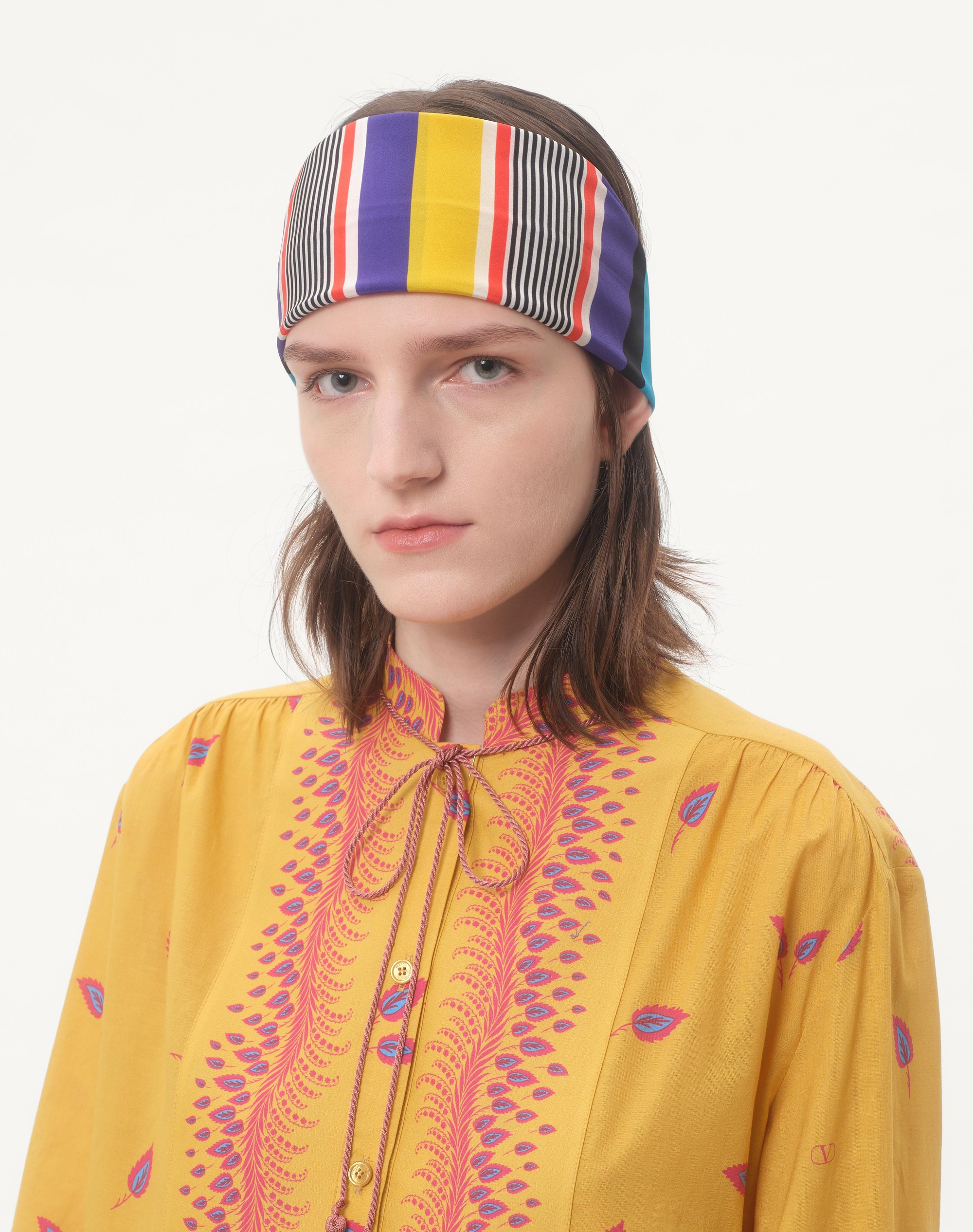 ESCAPE HEADBAND IN COTTON AND SILK - 2