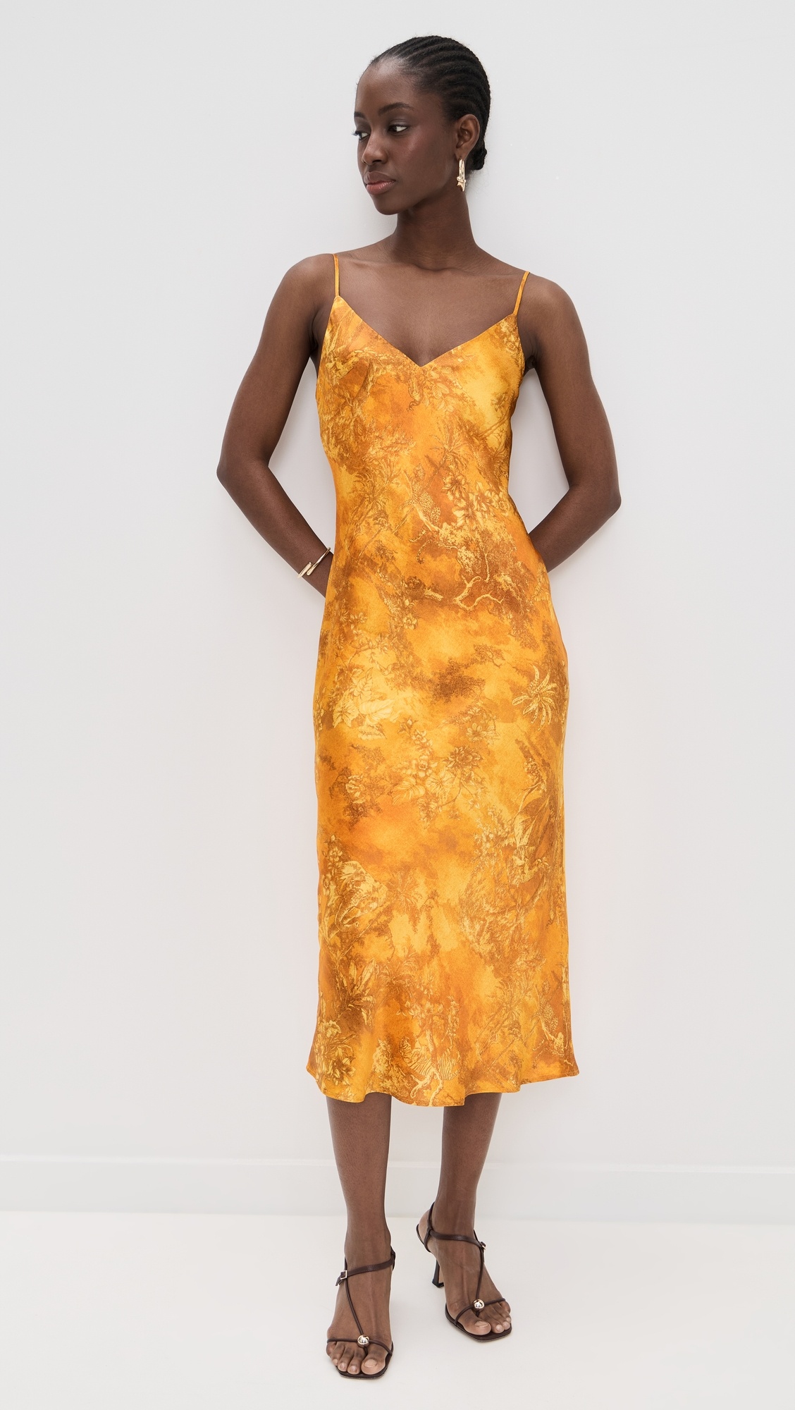 Seridie Midi Slip Dress - 1