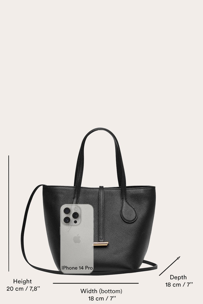 SPROUT TOTE MINI BLACK - 6