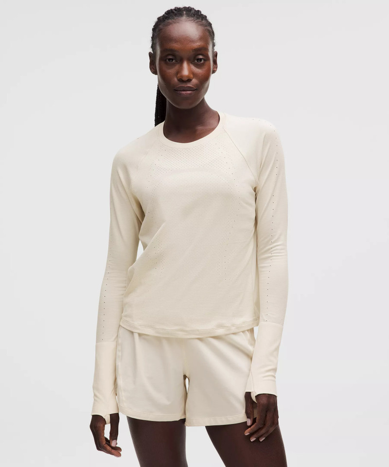 Swiftly Mesh-Back Long-Sleeve Shirt 1