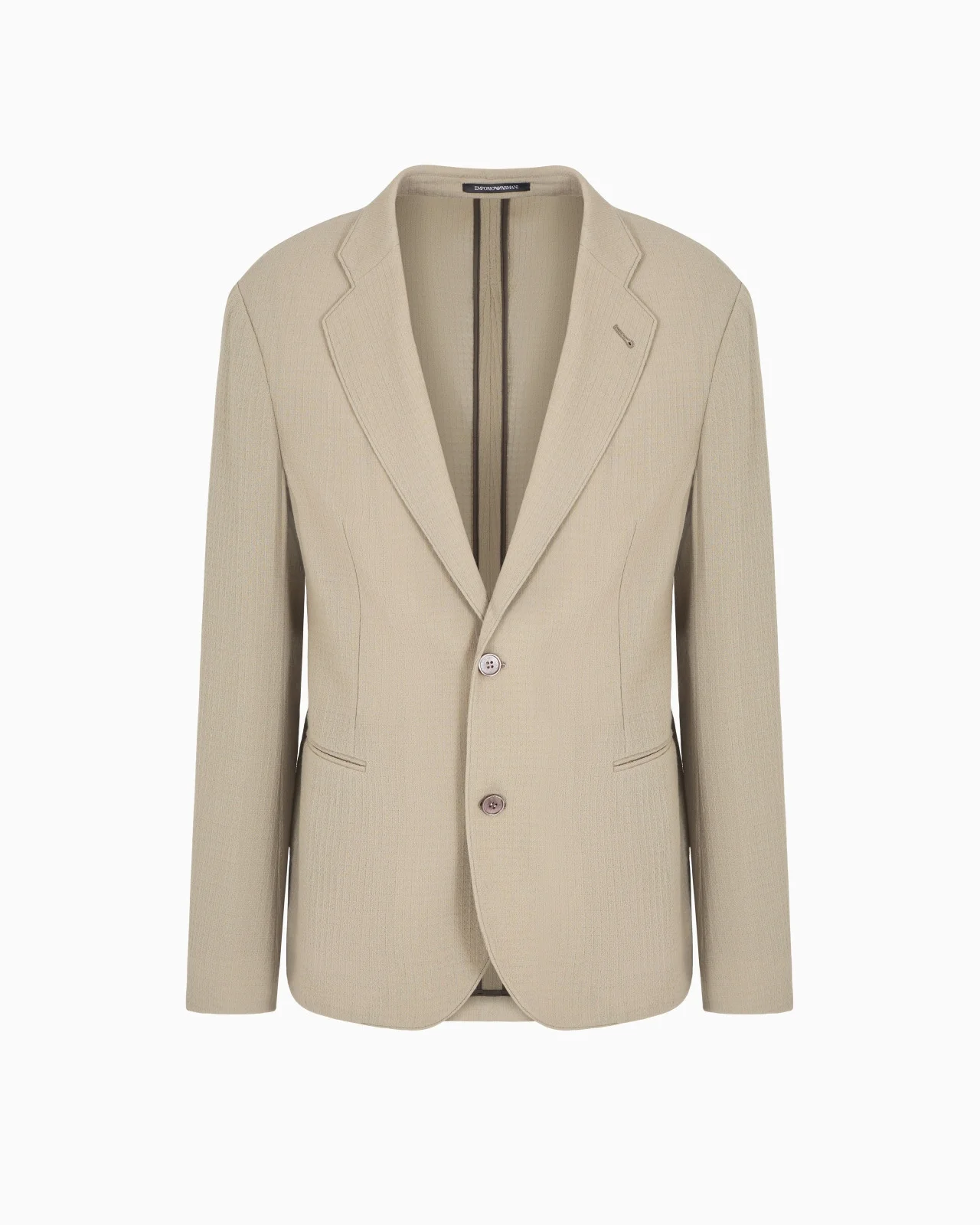 ARMURE WOOL CRÊPE SINGLE-BREASTED JACKET - 1