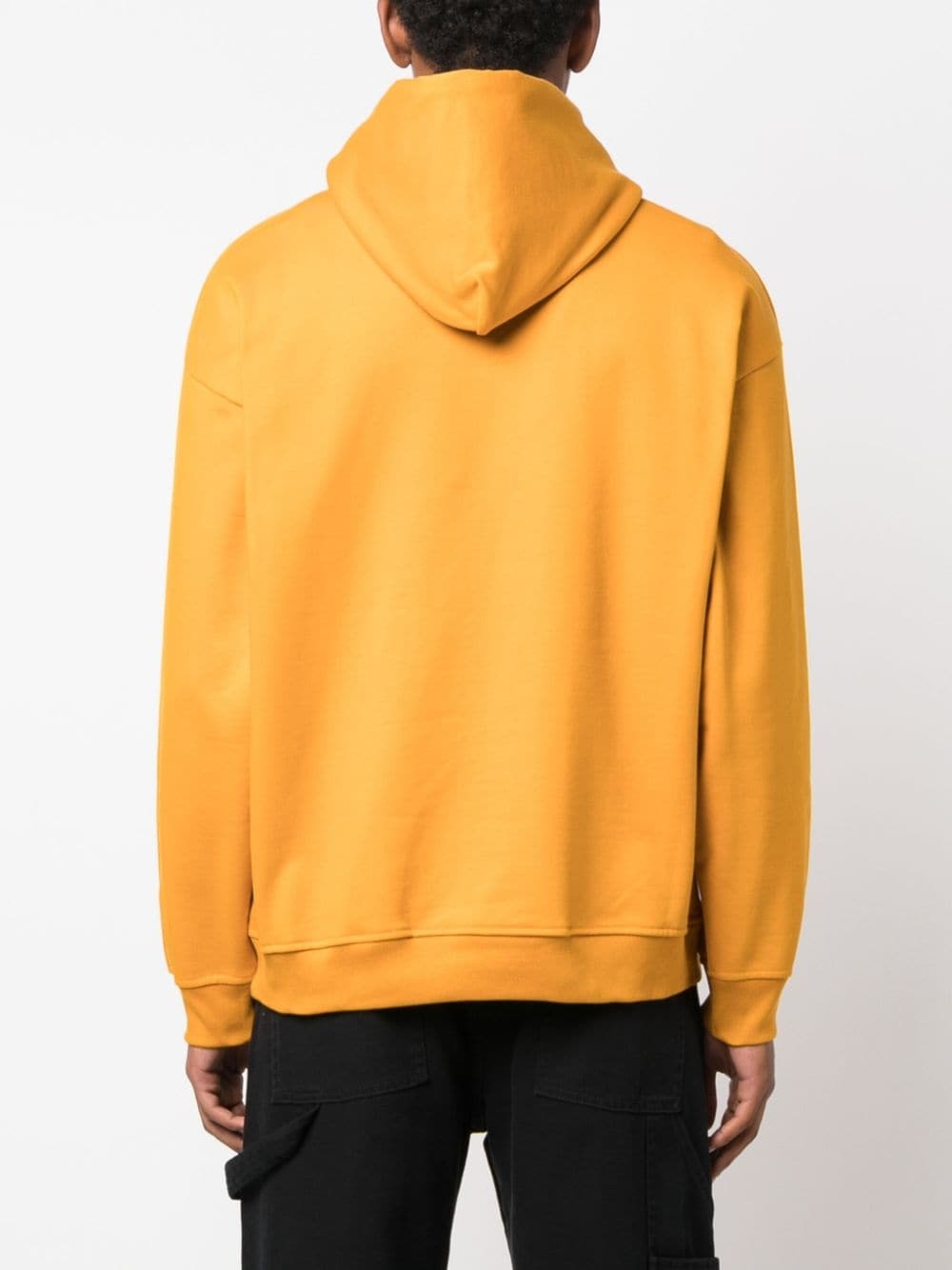 logo-print drawstring hoodie - 4