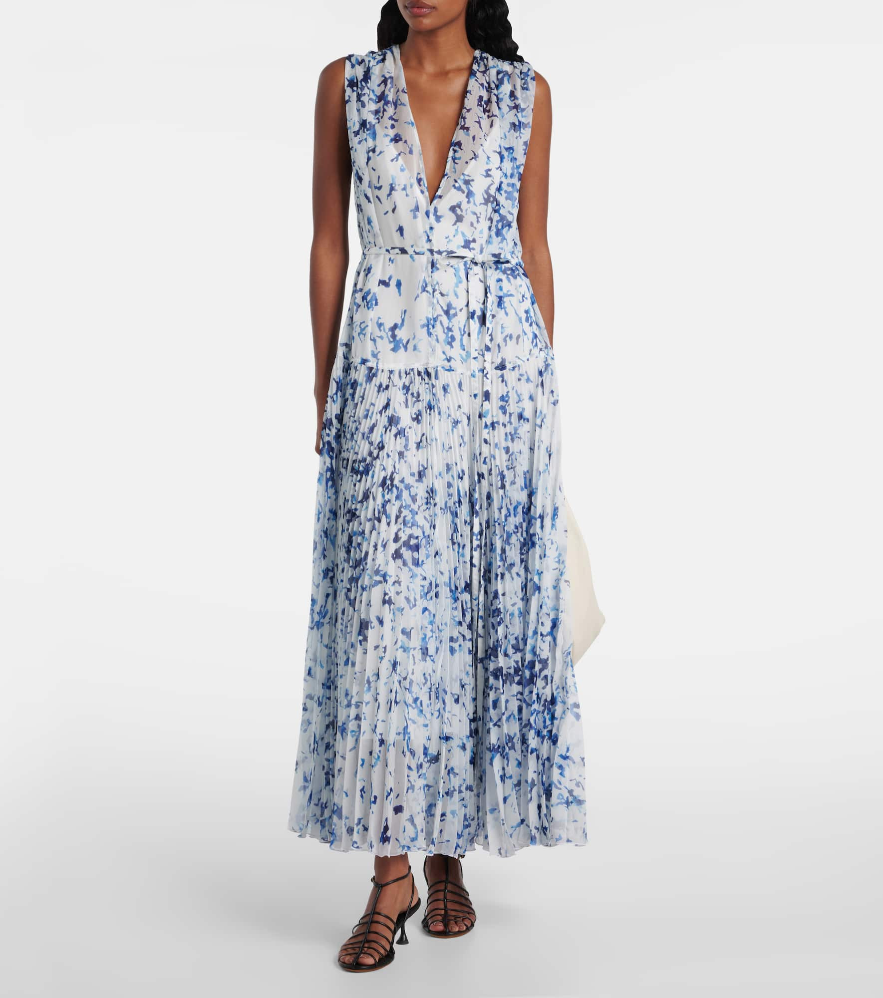 Patt printed chiffon maxi dress - 2
