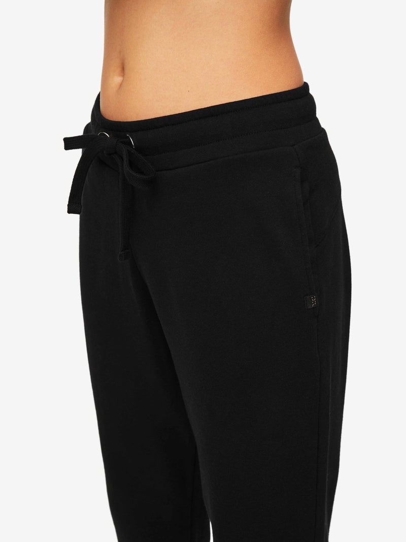 Women's Sweatpants Quinn Cotton Modal Black - 5