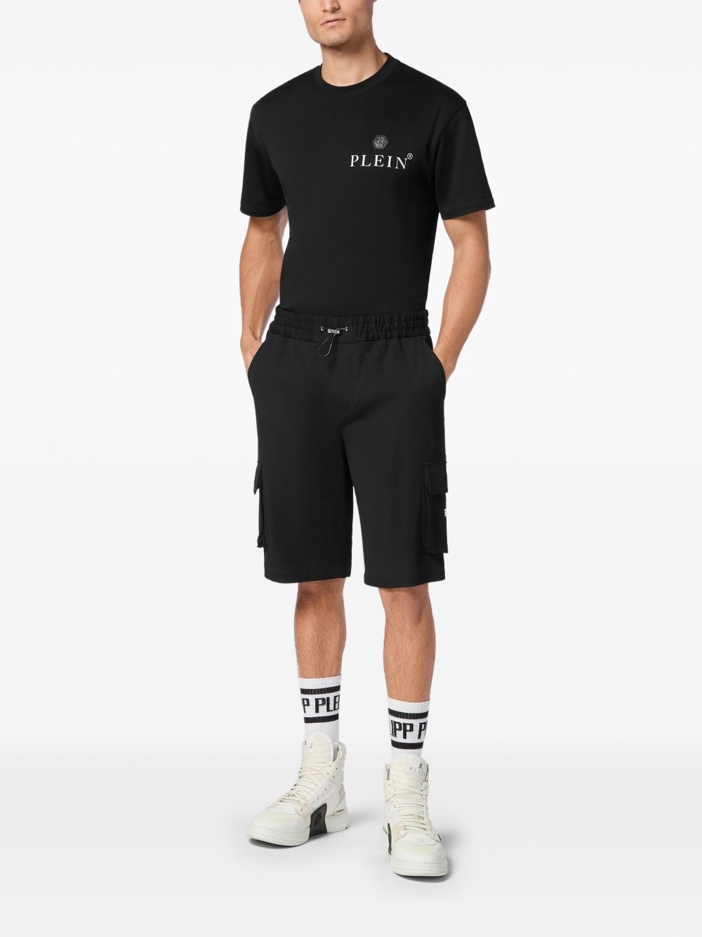cotton cargo shorts - 2