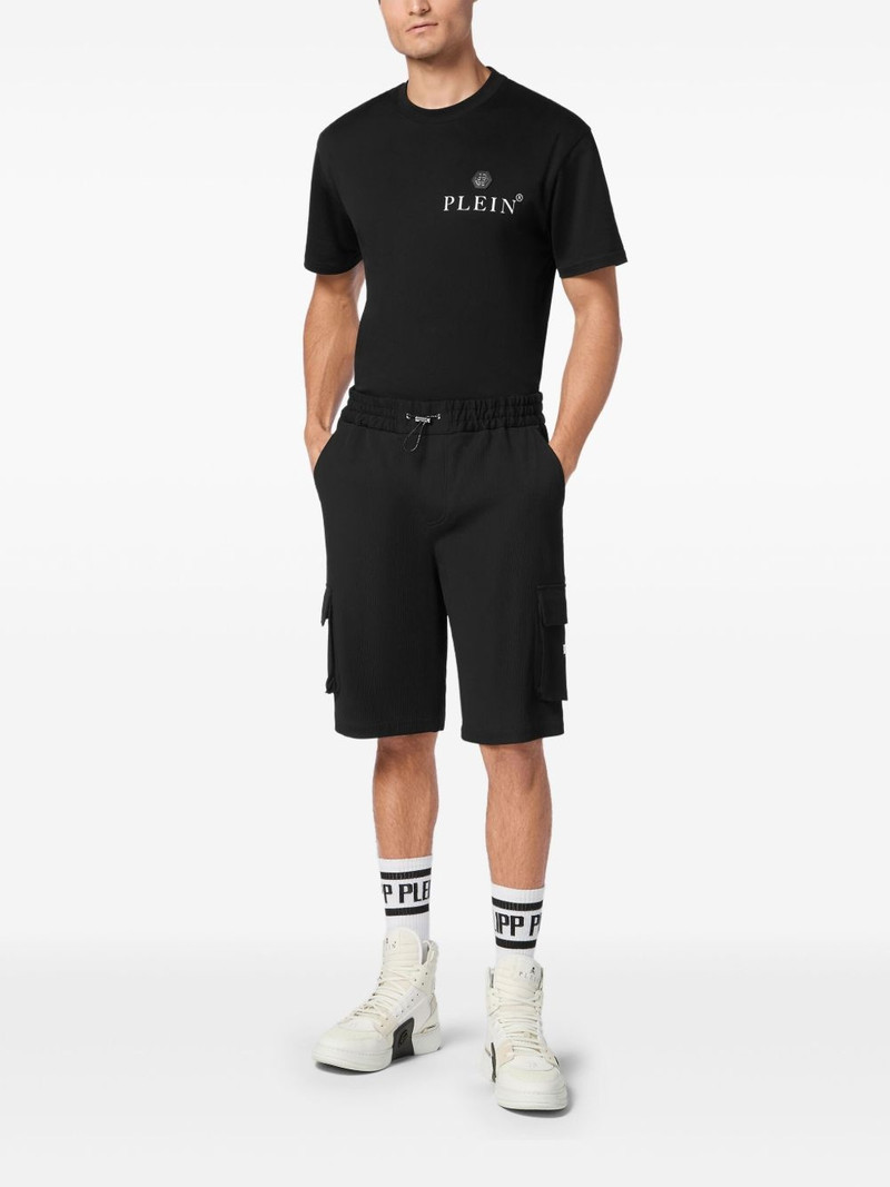 PHILIPP PLEIN cotton cargo shorts outlook