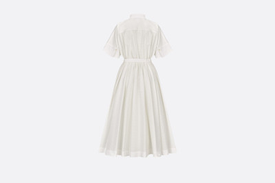 Dior Mid-Length Belted Macrocannage Dress outlook