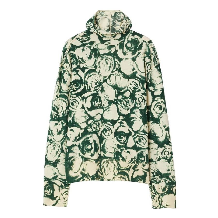 Burberry Floral Print Long Sleeve Hoodie - 5