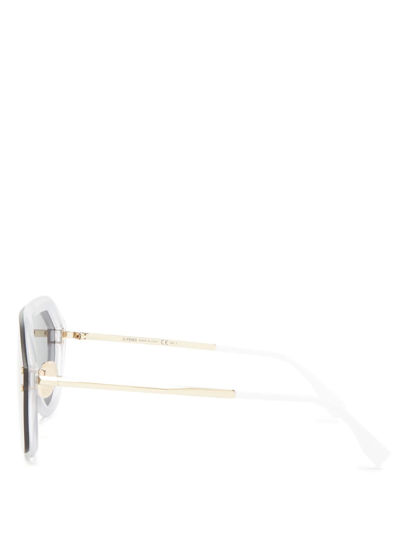 FF aviator metal sunglasses - 4