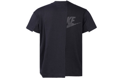Nike (WMNS) Nike x Sacai Hybrid T-Shirt 'Black' CD6310-010 outlook