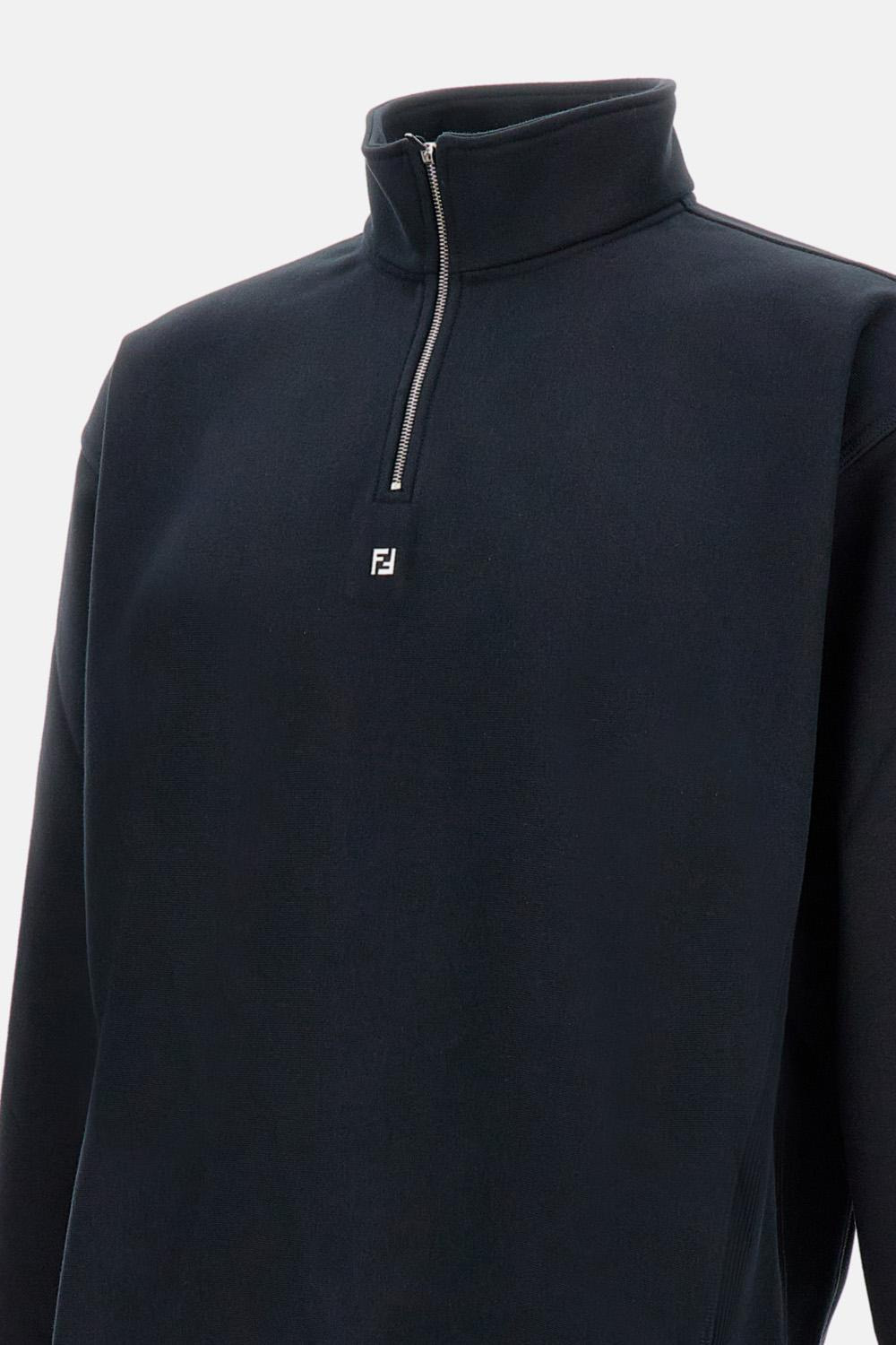 zip-up sweatshirt - 3