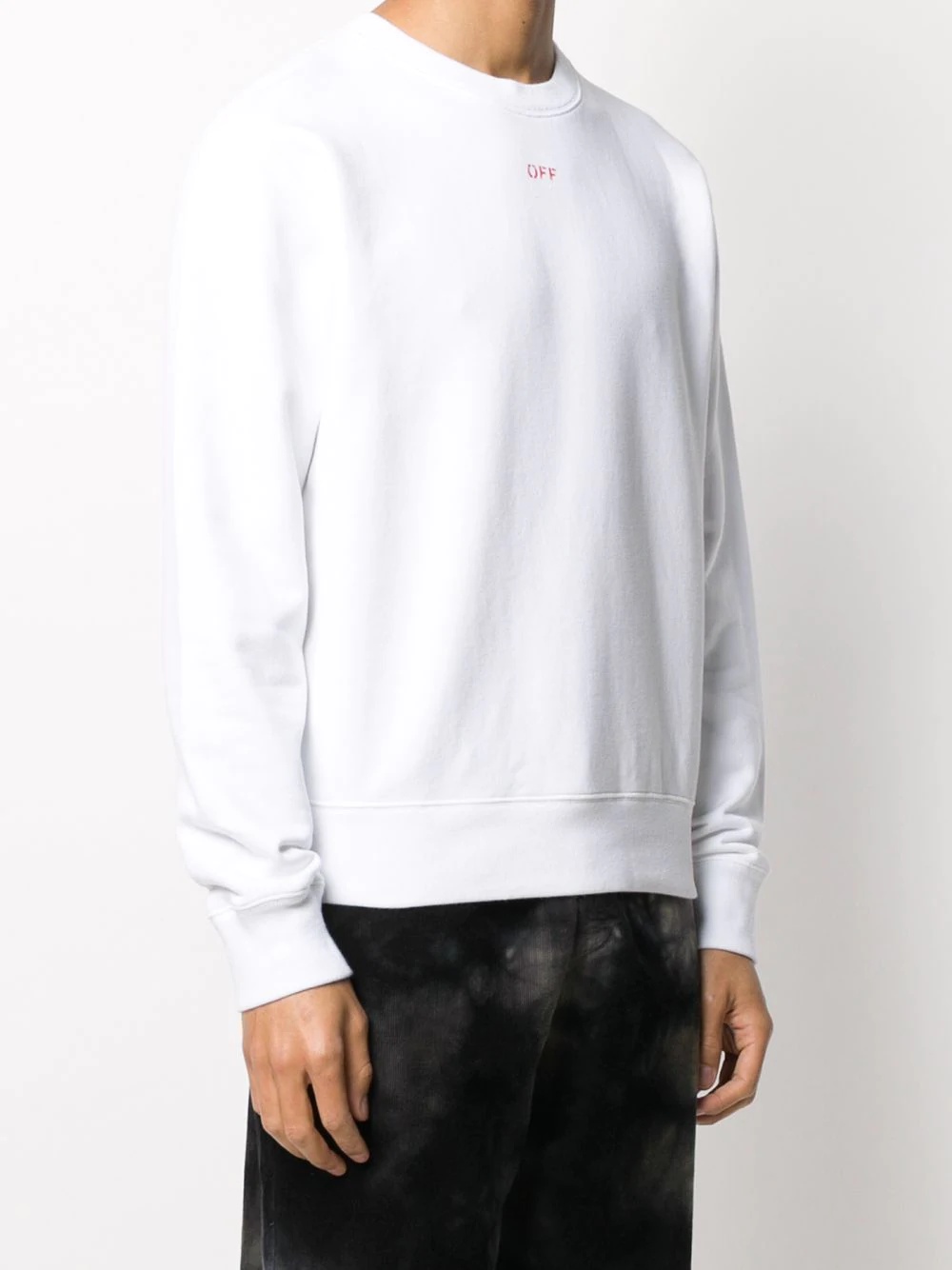 Stencil slim-fit sweatshirt  - 4