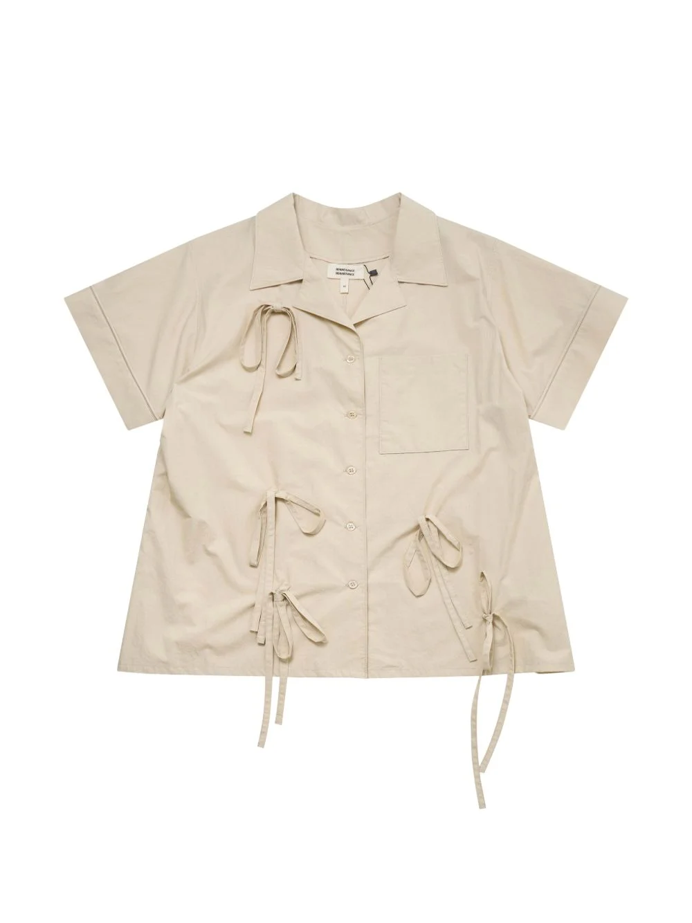Bunny bow-detail shirt - 1