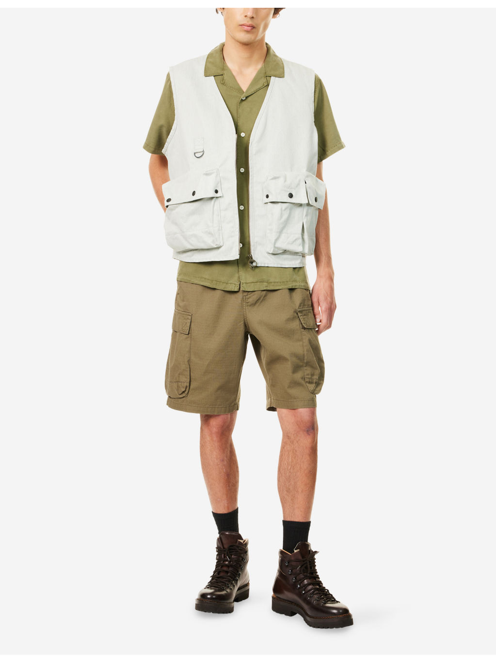 Westmorland Patch-Pocket Cotton Vest - 2