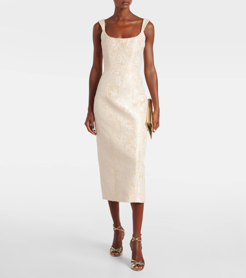 markarian Numa velvet midi dress outlook