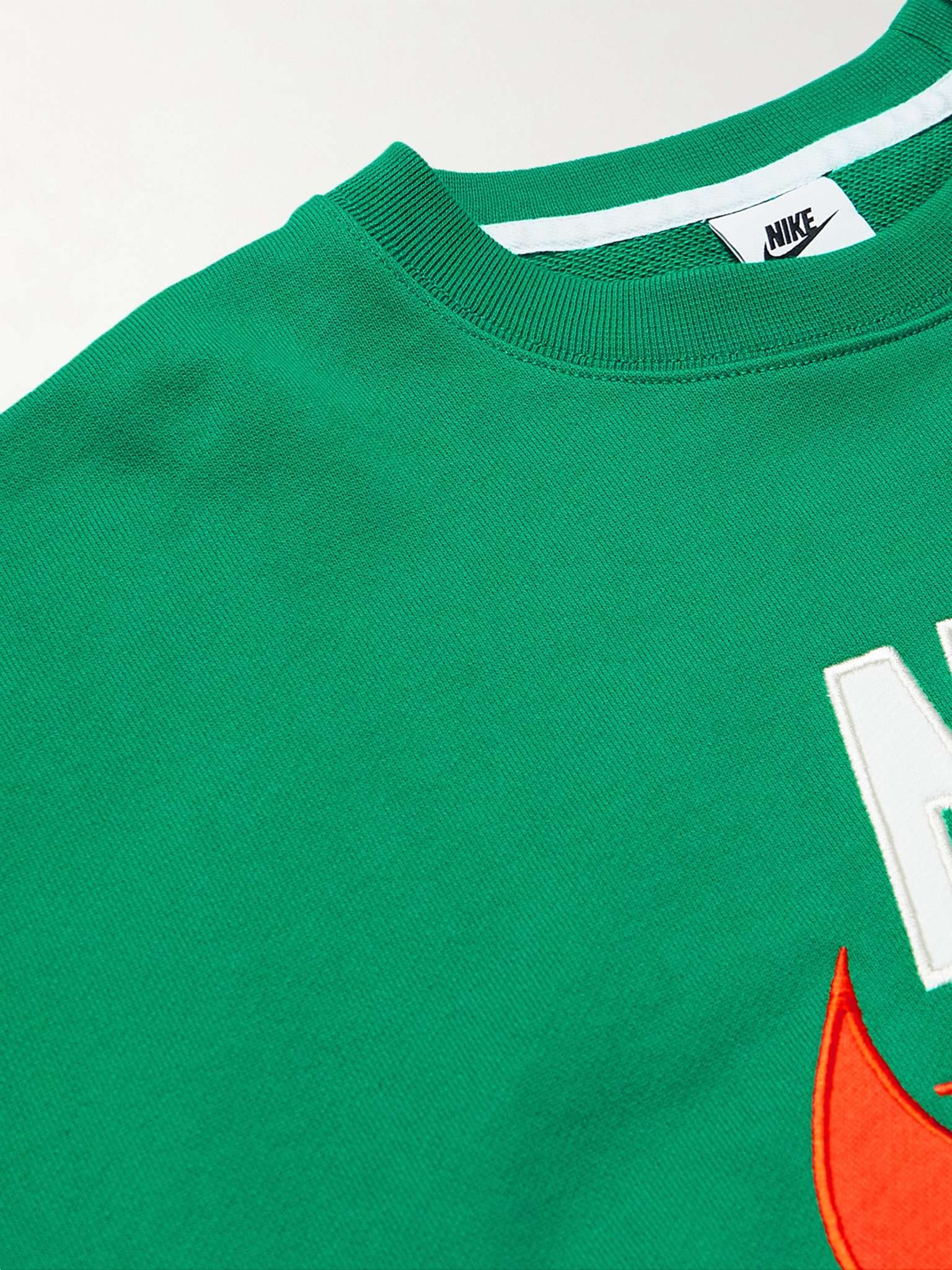 NSW Logo-Embroidered Cotton-Jersey Sweatshirt - 5