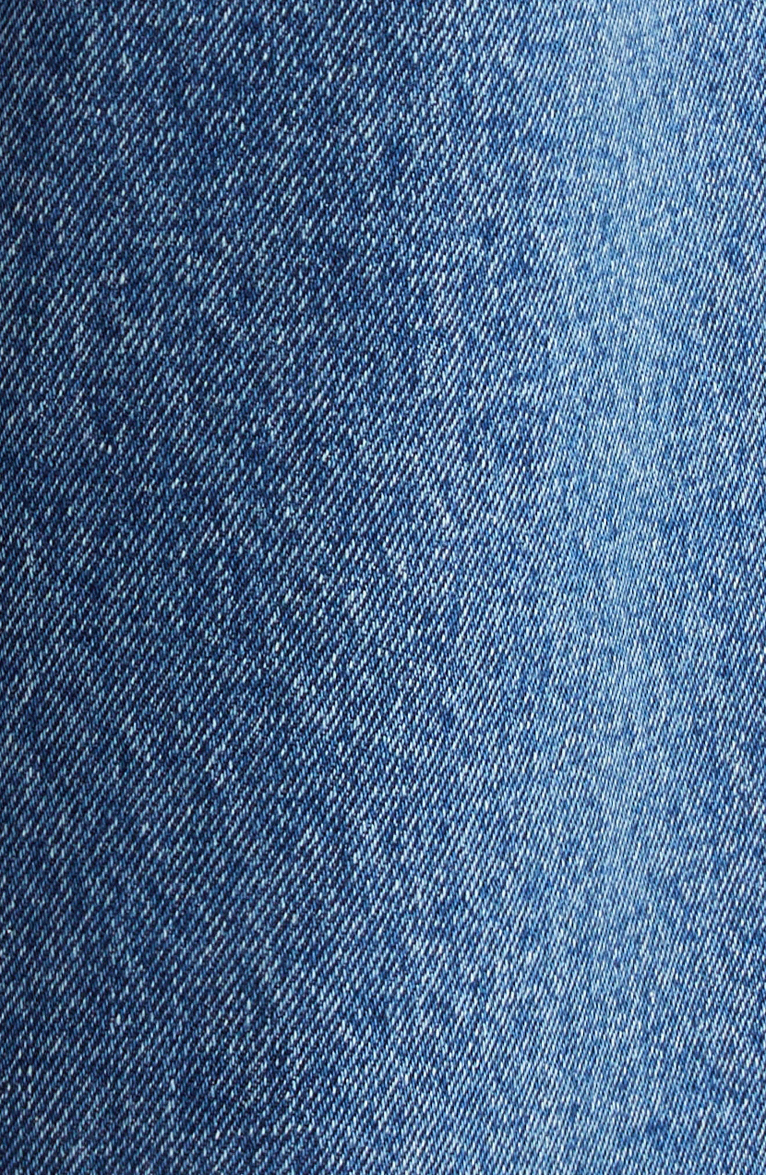 MM6 Maison Margiela Button Fly Balloon Leg Jeans in Light Blue at Nordstrom - 6