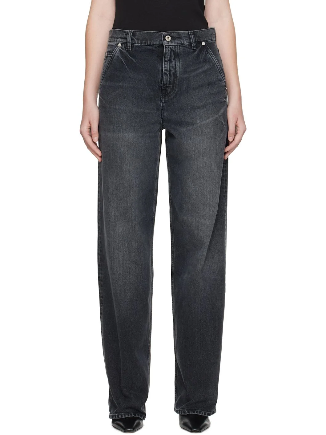 Black Kenzo Paris Futura 2000 Edition Workwear Jeans - 1