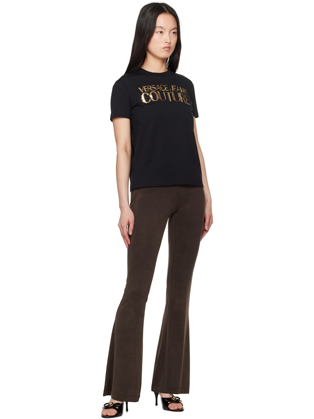 Black Crystal Institutional Logo T-shirt - 4
