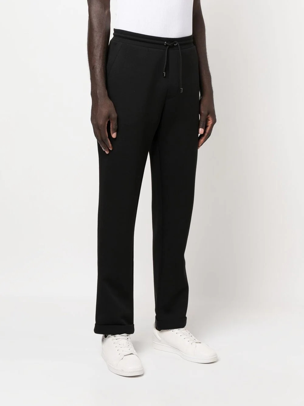 drawstring-waist track pants - 3