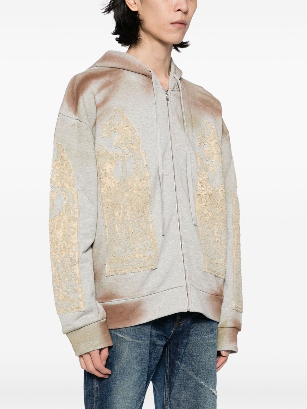 signature mechanic zip-up hoodie - 3