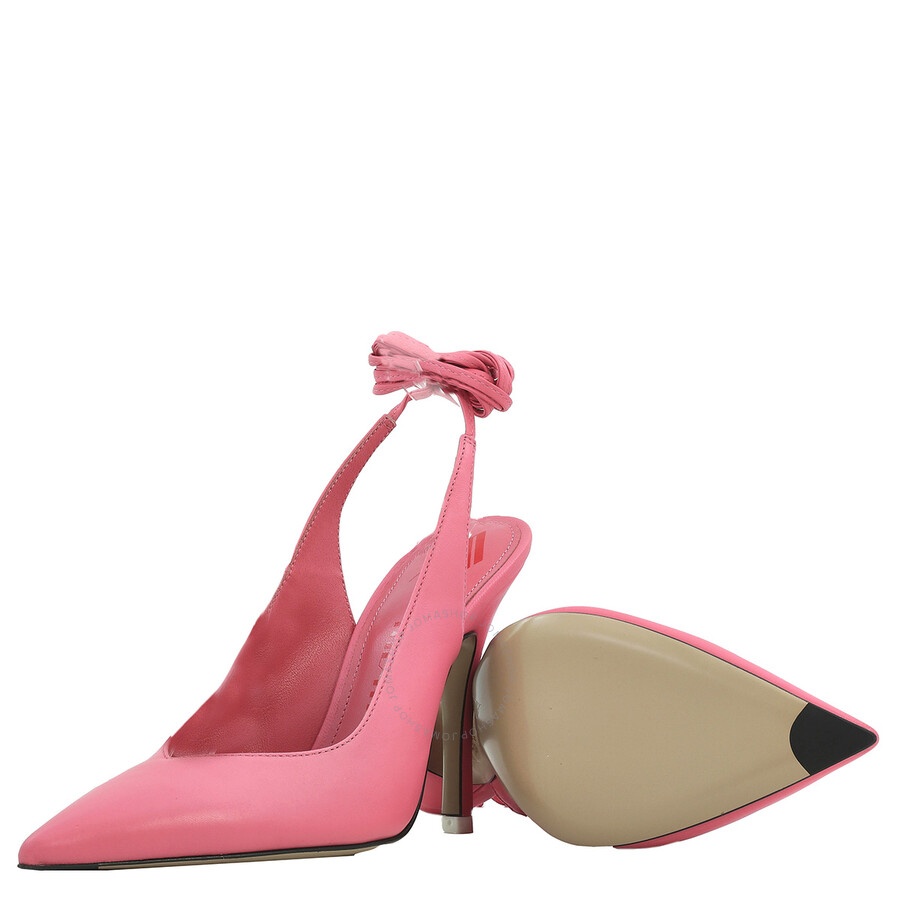 The Attico Ladies Peach Venus Slingback Pumps - 2