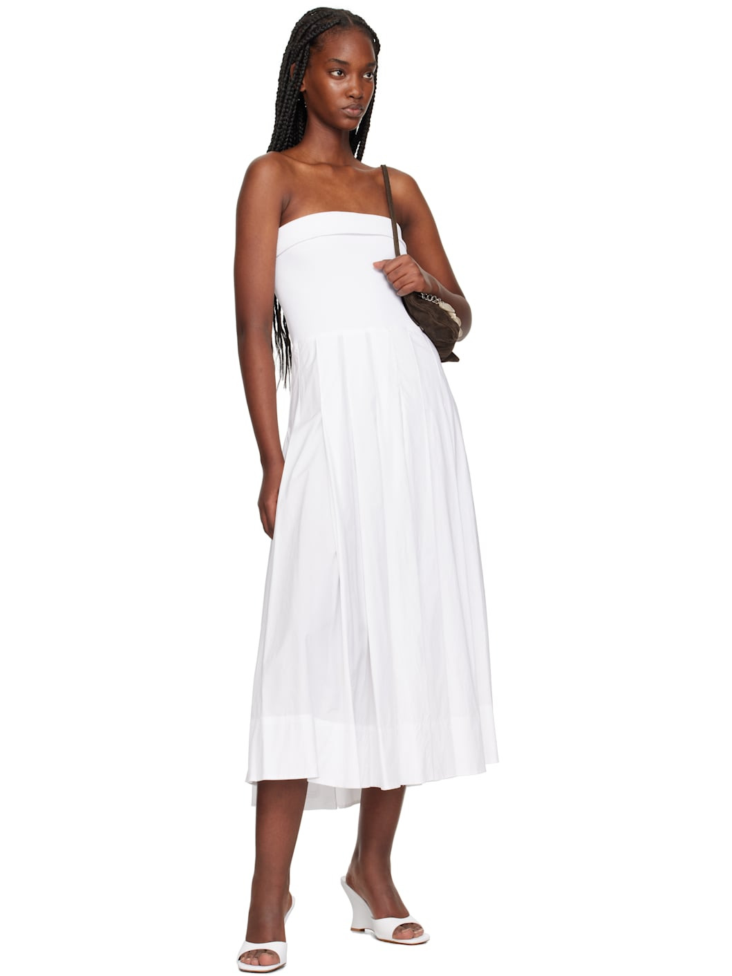 White Lido Wedge Heeled Sandals - 5