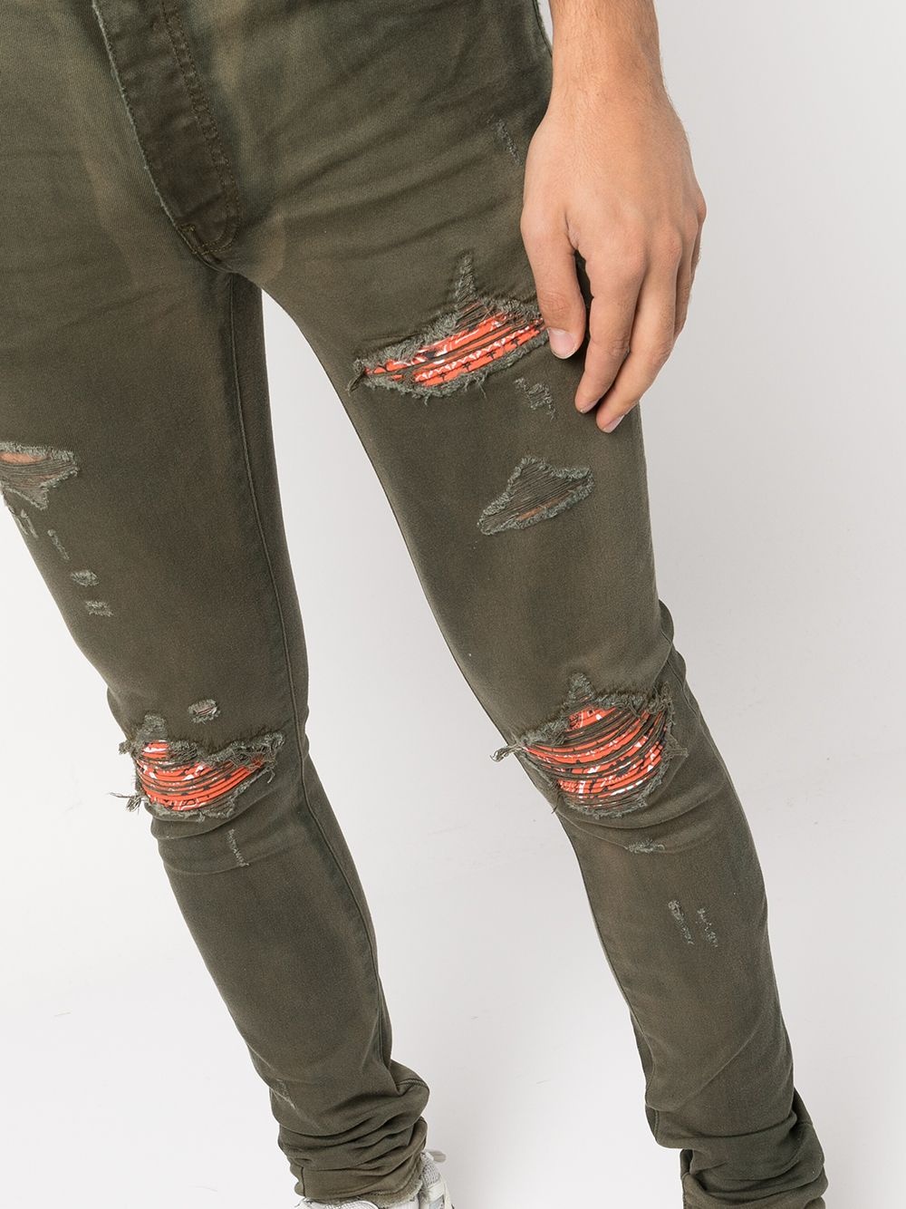 bandana skinny jeans - 5