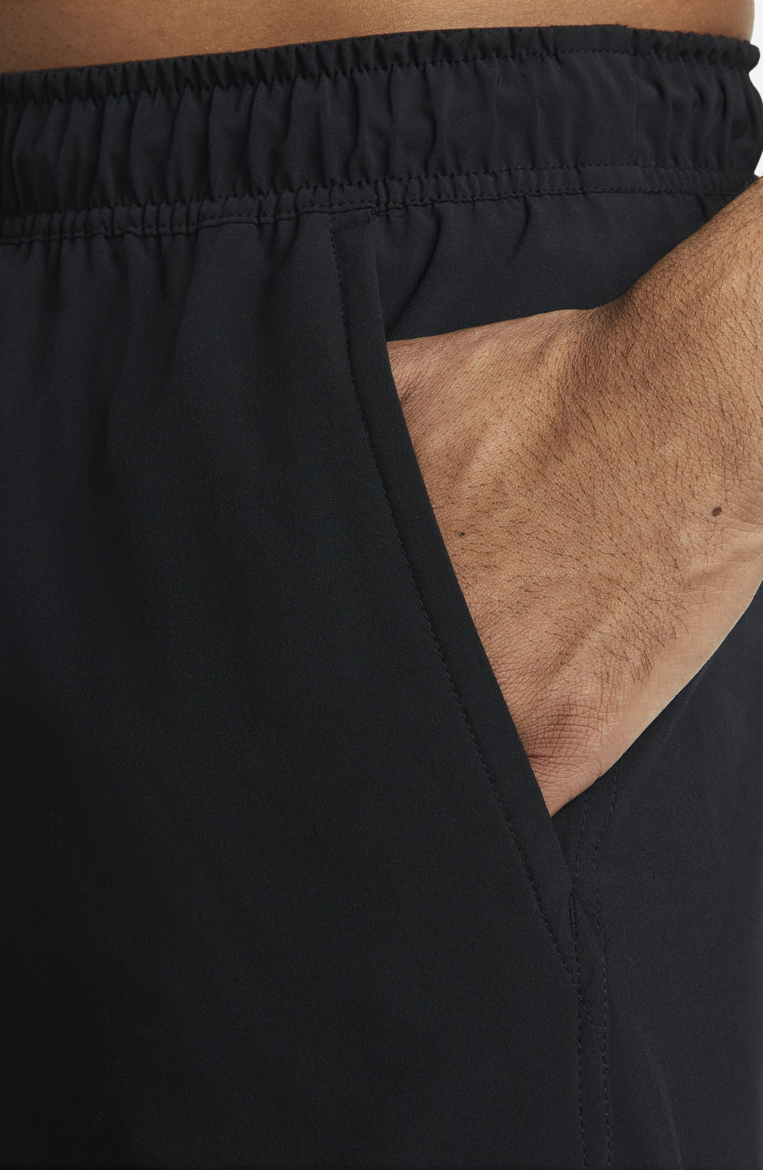 Nike Dri-Fit Unlimited 5-Inch Athletic Shorts in 010 Black/black/black at Nordstrom - 5