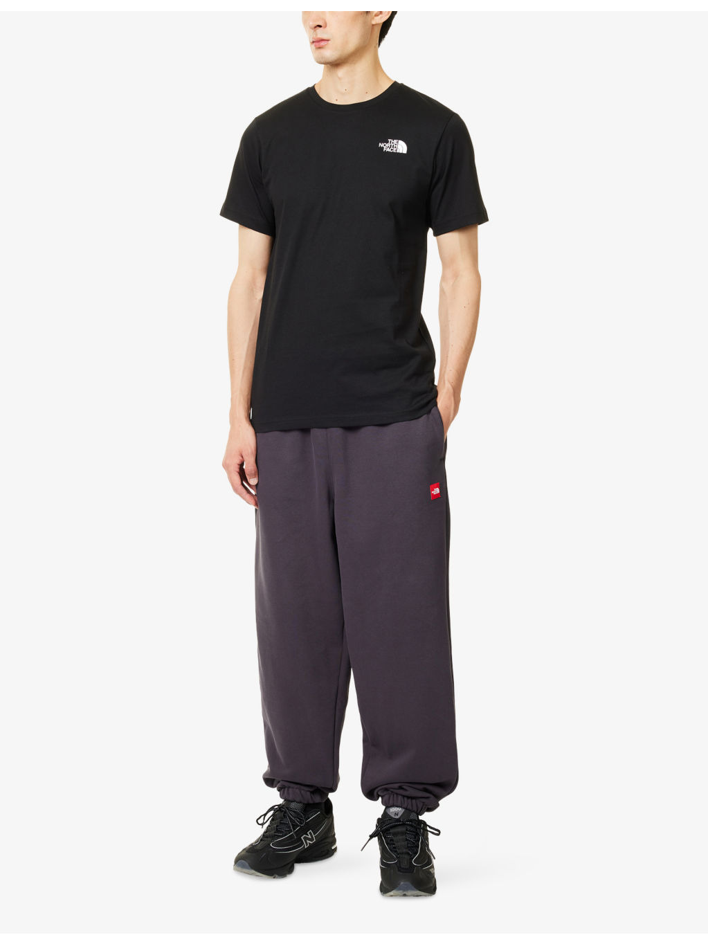 Redbox Embroidered Logo-Patch Cotton-Jersey Joggers - 2