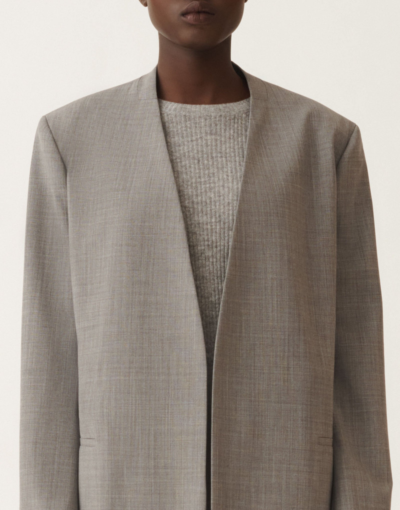 Cool wool long jacket 5