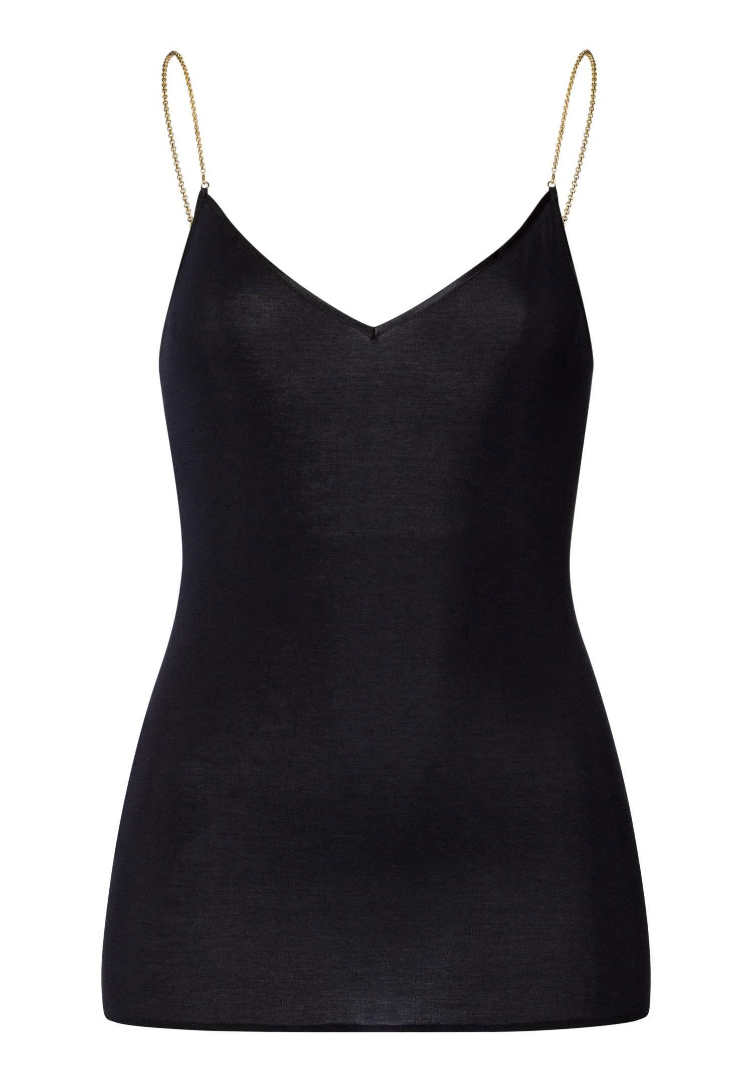 Cotton Seamless Cotton Camisole With Jewelry Strap - 1