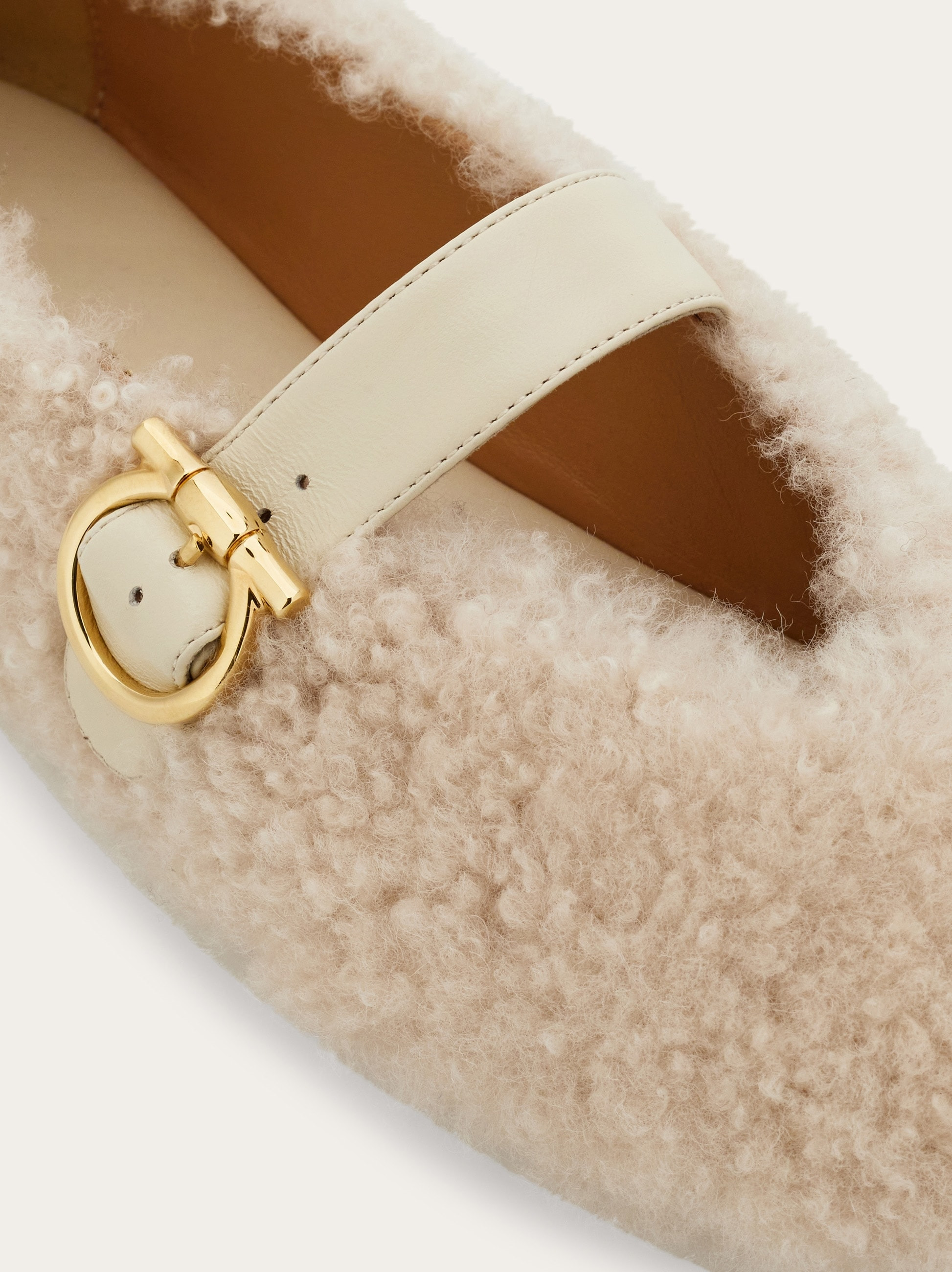 Shearling ballet flat - 6