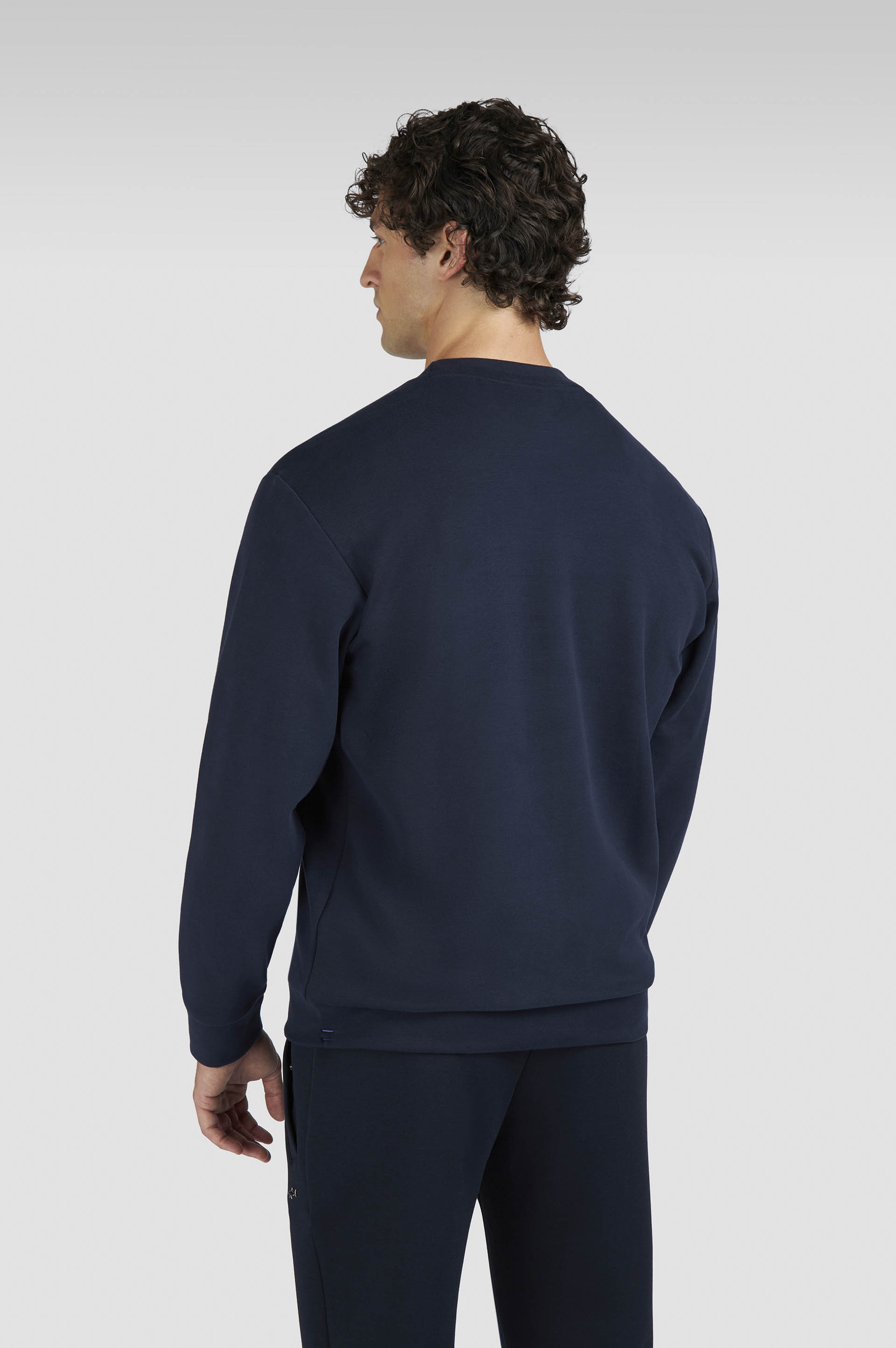 X-SOFT COTTON SWEATSHIRT WITH LOGO PRINT - 3