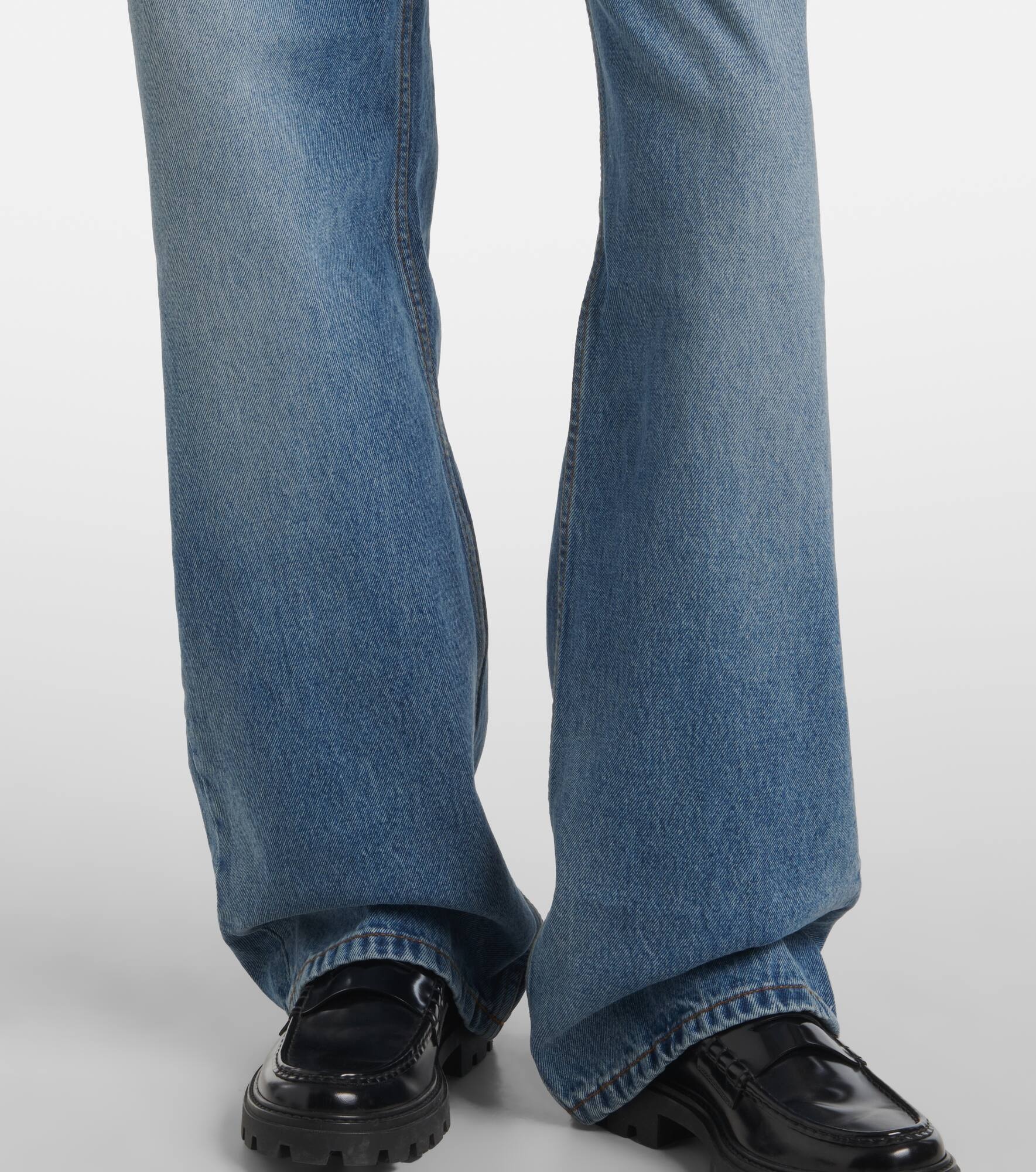 High-rise wide-leg jeans - 5