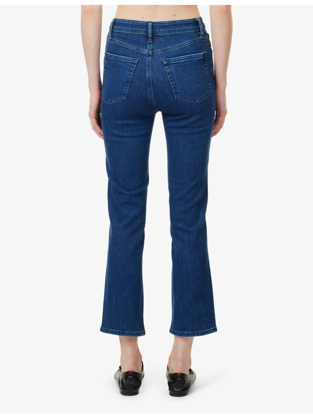 The Pencil Crop Slim-Leg High-Rise Stretch Cotton-Blend Jeans - 4