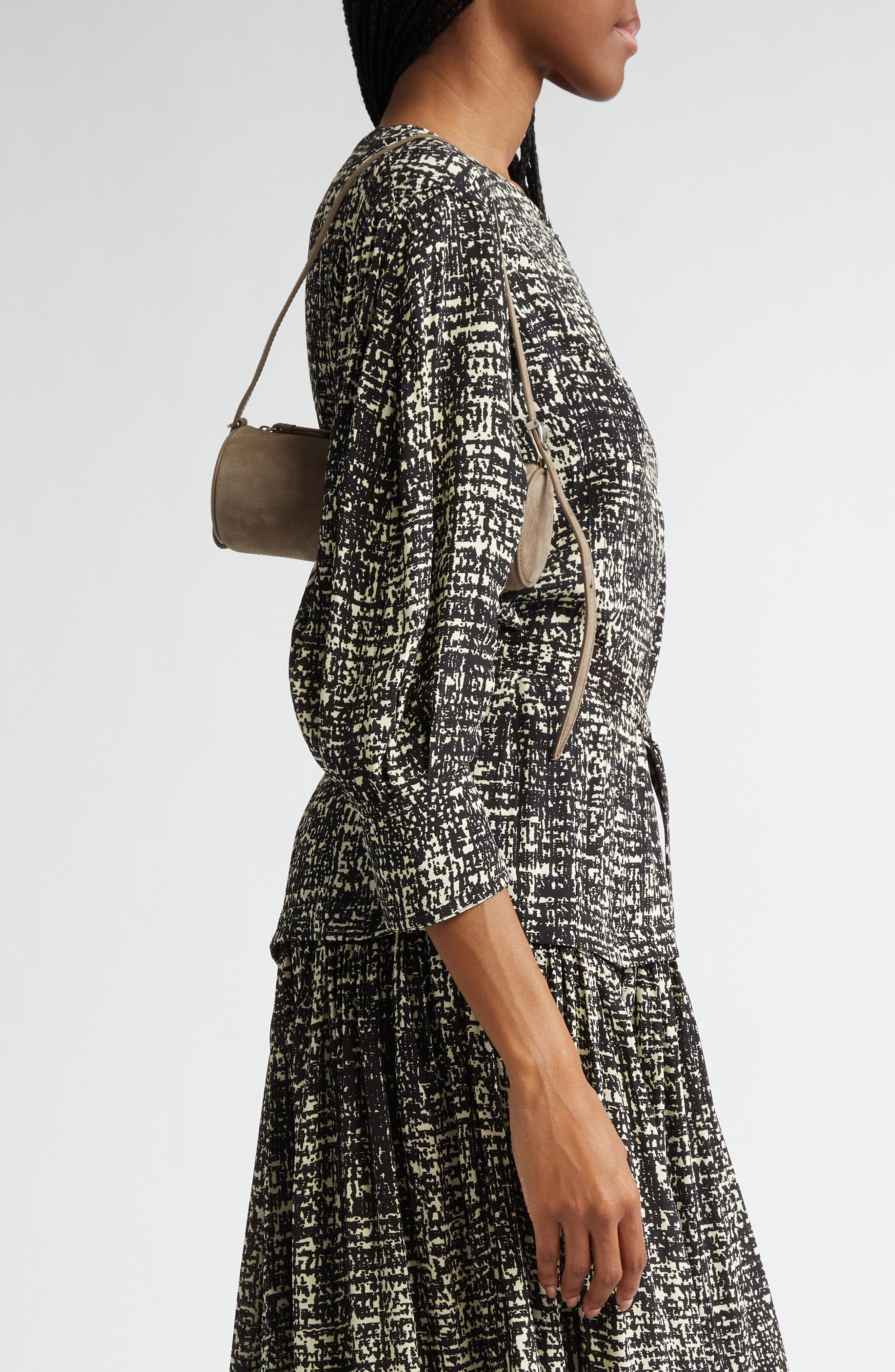 Proenza Schouler Mini Silo Leather Shoulder Bag in Taupe at Nordstrom - 3