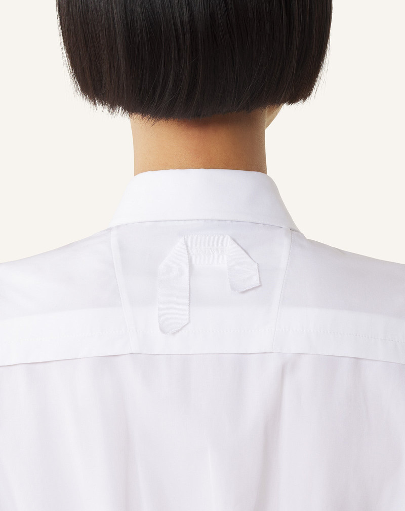 COTTON POPLIN SHIRT DRESS 5