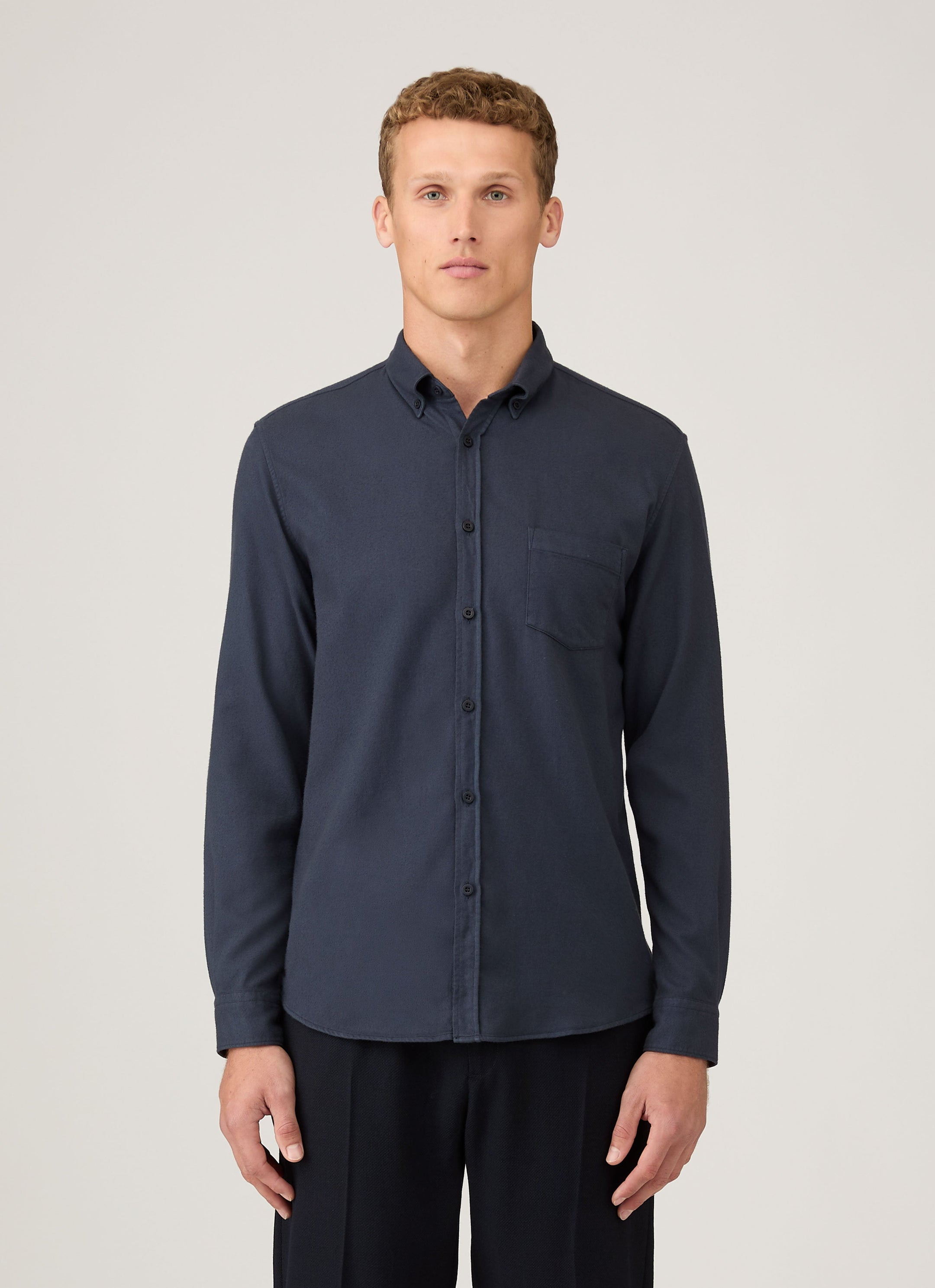 Button Down Flannel Shirt - 2