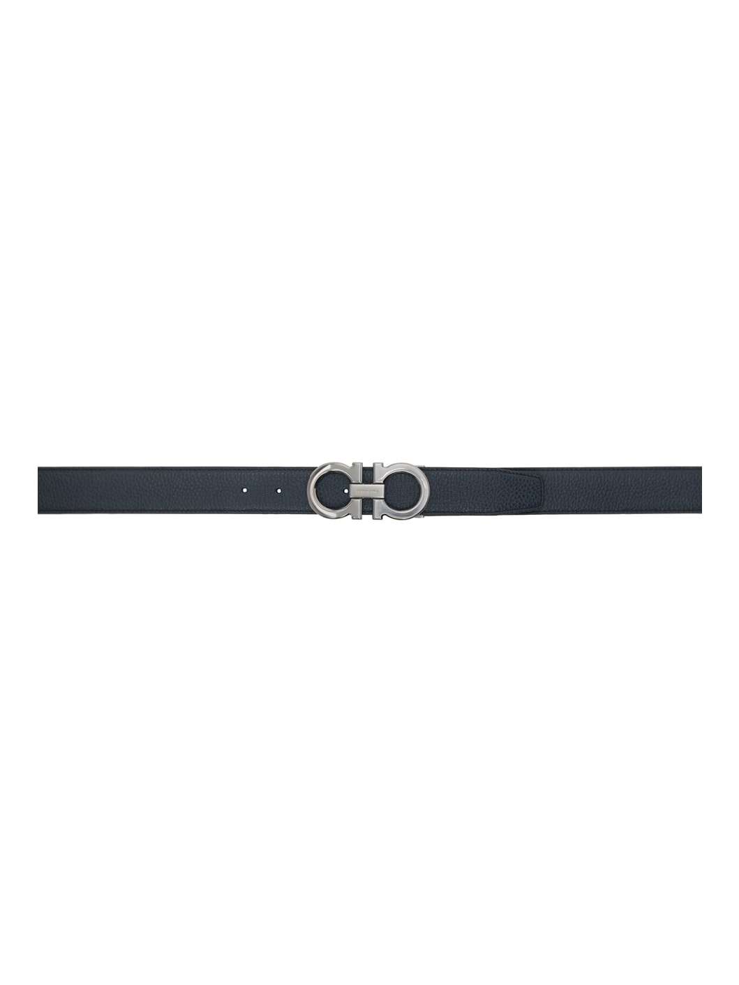 Black Gancini Reversible Belt - 1