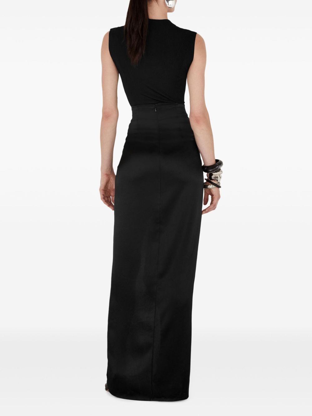 knot detailing skirt - 4